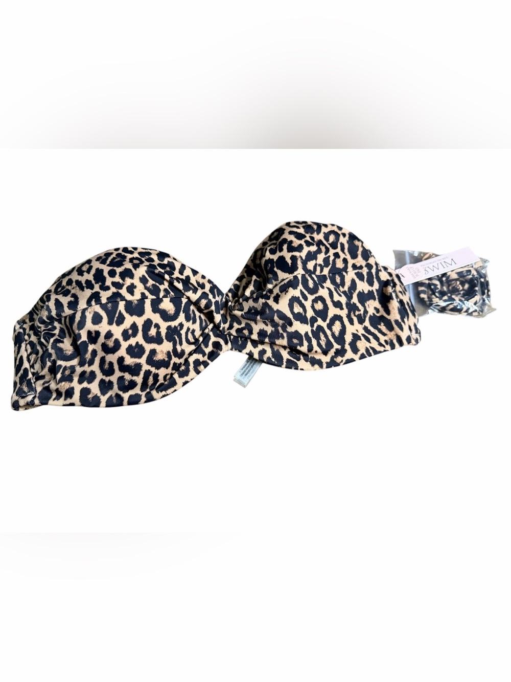 Victoria's Secret Leopard Print Bandeau - Tan and Black